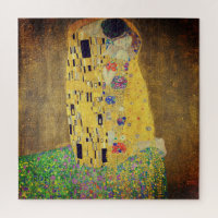 The Kiss by Gustav Klimt, detail 1