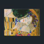 The Kiss by Gustav Klimt Doormat<br><div class="desc">The Kiss by Gustav Klimt,  1907</div>