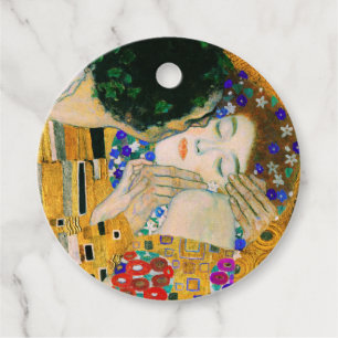 The Kiss by Gustav Klimt Favour Tags