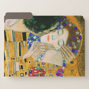 The Kiss by Gustav Klimt File Folder