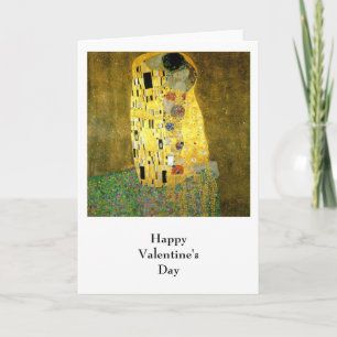 The Kiss by Gustav Klimt Holiday Card