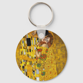 The Kiss By Gustav Klimt Key Ring
