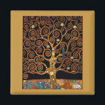 The Kiss by Gustav Klimt  Magnet<br><div class="desc">Under the Tree of Life  by Gustav Klimt</div>