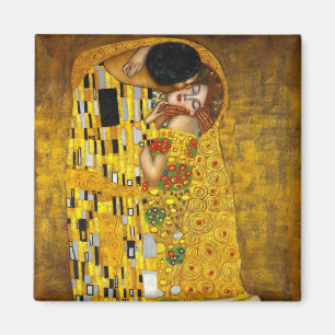 The Kiss By Gustav Klimt Magnet