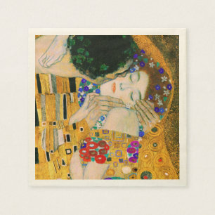 The Kiss by Gustav Klimt Napkin