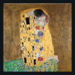 The Kiss by Gustav Klimt  Photo Print<br><div class="desc">The Kiss by Gustav Klimt The Kiss is an oil-on-canvas painting with added gold leaf, silver and platinum. by the Austrian Symbolist painter Gustav Klimt. It was painted at some point in 1907 and 1908, during the height of what scholars call his "Golden Period". Featuring shimmering gold tones, stylized forms,...</div>