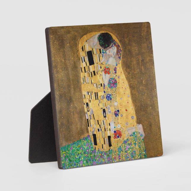 The Kiss by Gustav Klimt Plaque (Front)