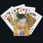The Kiss by Gustav Klimt Playing Cards<br><div class="desc">The Kiss by Gustav Klimt,  1907</div>