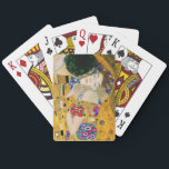 The Kiss by Gustav Klimt Playing Cards<br><div class="desc">The Kiss by Gustav Klimt,  1907</div>