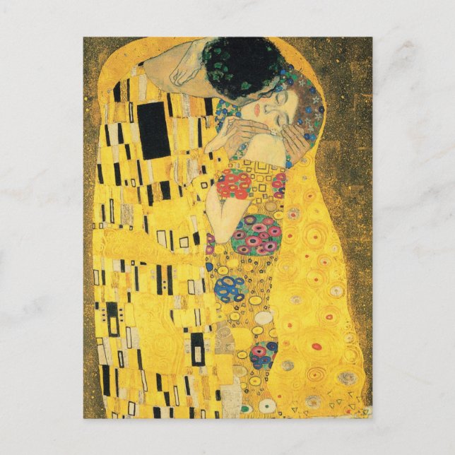 The Kiss by Gustav Klimt Postcard (Front)