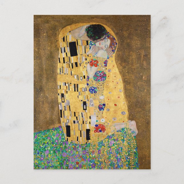 The Kiss by Gustav Klimt Postcard (Front)