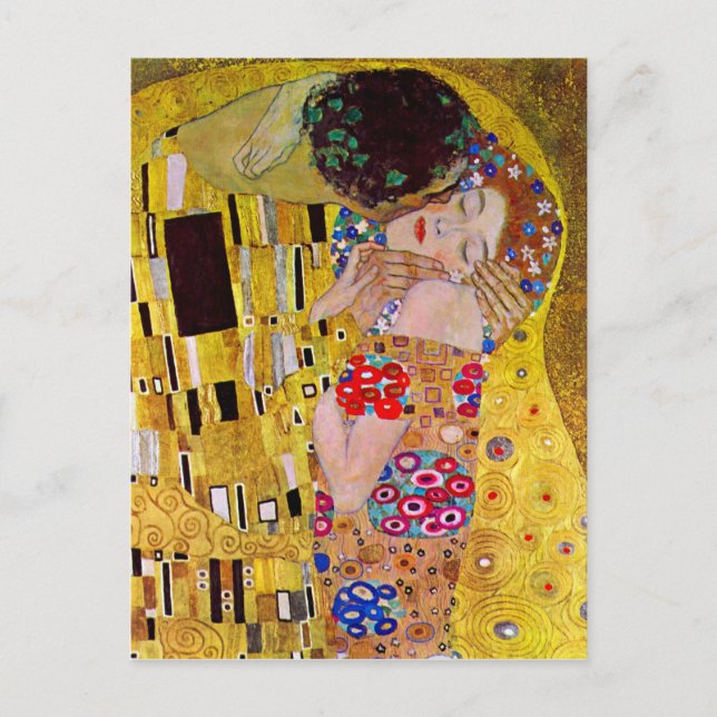 The Kiss by Gustav Klimt Postcard (Front)