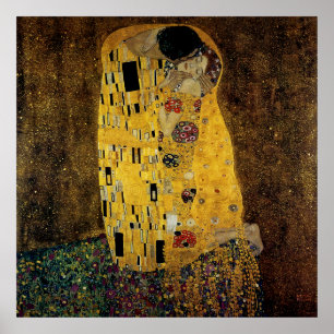 The Kiss by Gustav Klimt Poster