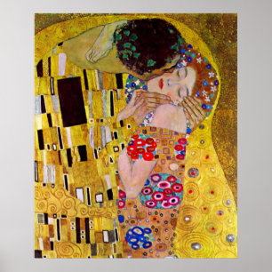 The Kiss by Gustav Klimt Poster
