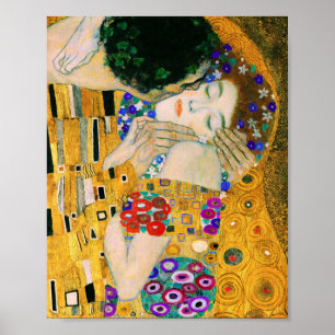The Kiss by Gustav Klimt Poster