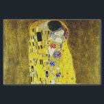 The Kiss by Gustav Klimt,symbolist painter,art Tissue Paper<br><div class="desc">Gustav Klimt (July 14, 1862 – February 6, 1918) was an Austrian symbolist painter and one of the most prominent members of the Vienna Secession movement. Klimt is noted for his paintings, murals, sketches, and other objets d'art. Klimt's primary subject was the female body, [1] and his works are marked...</div>