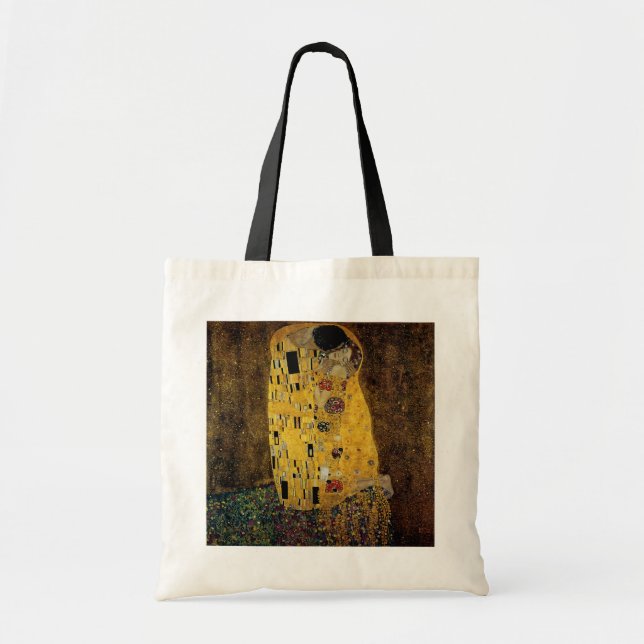 The Kiss by Gustav Klimt Tote Bag (Front)