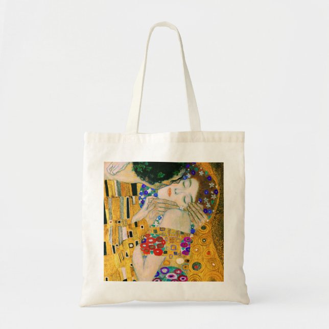 The Kiss by Gustav Klimt Tote Bag (Front)