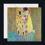 The Kiss by Gustav Klimt, Vintage Art Nouveau<br><div class="desc">The Kiss (Der Kuss) (1907/08) by Gustav Klimt is probably his most famous work. Klimt began work on it in 1907 and it is the highpoint of his so-called 'Golden Period'. The Kiss is a vintage Victorian Era Symbolism fine art love and romance painting featuring a romantic couple in various...</div>