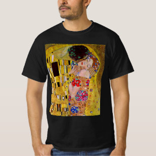 The Kiss by Gustav Klimt, Vintage Art Nouveau T-Shirt
