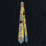 The Kiss by Gustav Klimt, Vintage Art Nouveau Tie<br><div class="desc">Now available! Double sided printed ties! Twice as nice! The Kiss (Der Kuss) (1907/08) by Gustav Klimt is probably his most famous work. Klimt began work on it in 1907 and it is the highpoint of his so-called 'Golden Period'. The Kiss is a vintage Victorian Era Symbolism fine art love...</div>