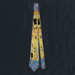 The Kiss by Gustav Klimt, Vintage Art Nouveau Tie<br><div class="desc">Now available! Double sided printed ties! Twice as nice! The Kiss (Der Kuss) (1907/08) by Gustav Klimt is probably his most famous work. Klimt began work on it in 1907 and it is the highpoint of his so-called 'Golden Period'. The Kiss is a vintage Victorian Era Symbolism fine art love...</div>