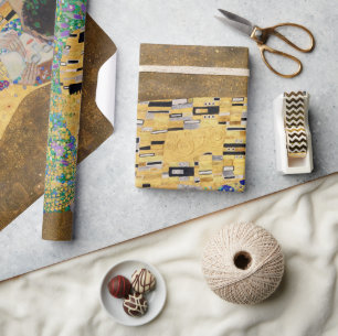 The Kiss by Gustav Klimt  Wrapping Paper