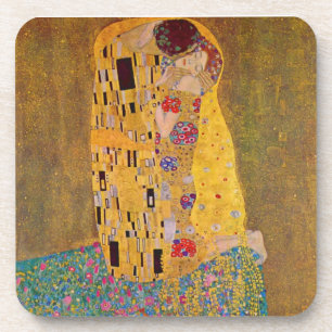 "The Kiss" by Gustave Klimt Coaster
