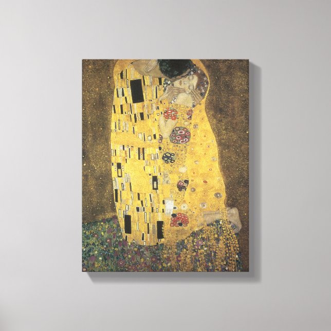 The Kiss Canvas Print (Front)