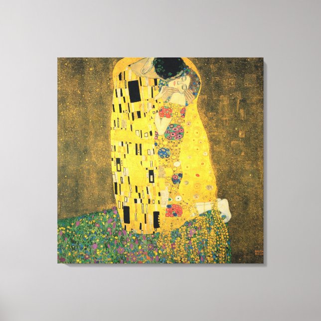 The Kiss Canvas Print (Front)
