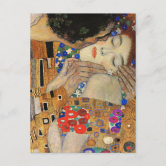 The Kiss (Detail) Gustav Klimt Postcard