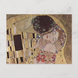 The Kiss Detail - Gustav Klimt Postcard