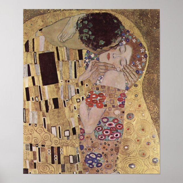 The Kiss Detail - Gustav Klimt Poster (Front)