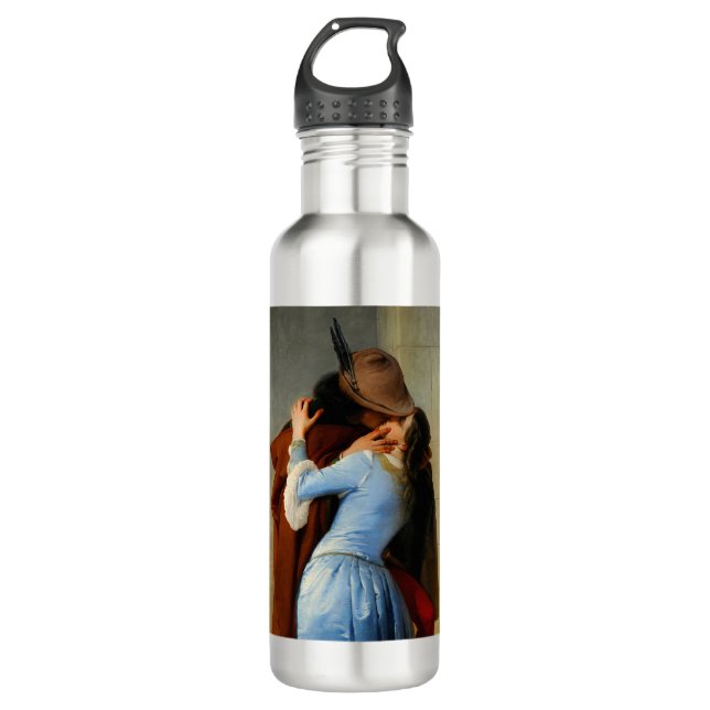 The Kiss Francesco Hayez 710 Ml Water Bottle (Front)