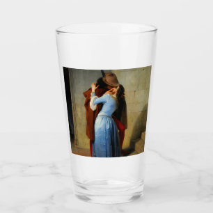The Kiss Francesco Hayez Glass