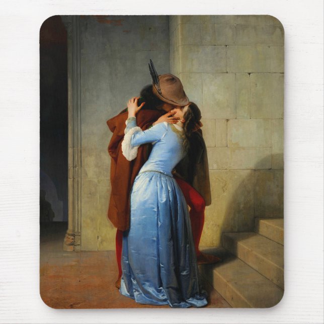 The Kiss Francesco Hayez Mouse Mat (Front)