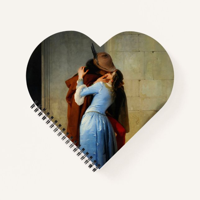 The Kiss Francesco Hayez Notebook (Front)