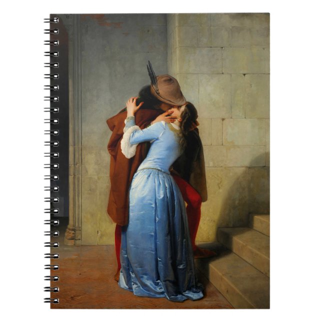 The Kiss Francesco Hayez Notebook (Front)