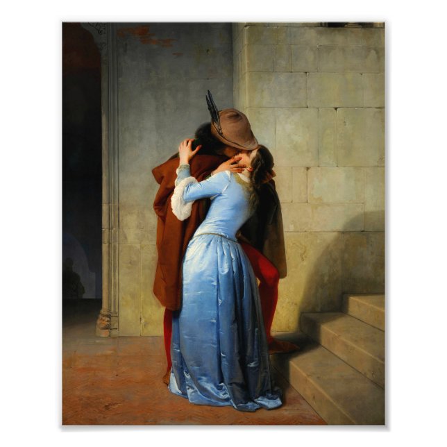 The Kiss Francesco Hayez Photo Print (Front)