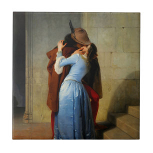 The Kiss Francesco Hayez Tile