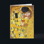 the Kiss - Gustav Klimt   Greeting Card<br><div class="desc">Gustav Klimt - fine art Card</div>