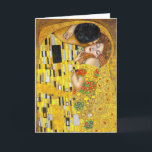 the Kiss - Gustav Klimt   Greeting Card<br><div class="desc">Gustav Klimt - fine art Card</div>