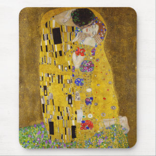 The Kiss - Gustav Klimt Mouse Mat