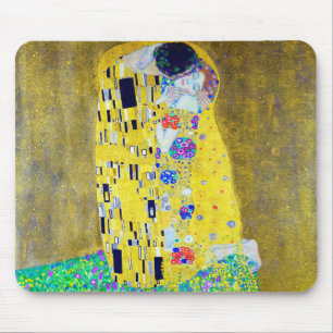 The Kiss, Gustav Klimt Mouse Mat