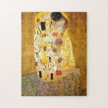 The Kiss Gustav Klimt Painting Art Vİntage Old Jigsaw Puzzle<br><div class="desc">Imperial Austrian Painter Gustav Klimt's masterpiece : The Kiss painting</div>