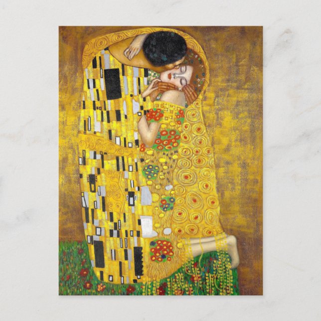  the Kiss - Gustav Klimt Postcard (Front)