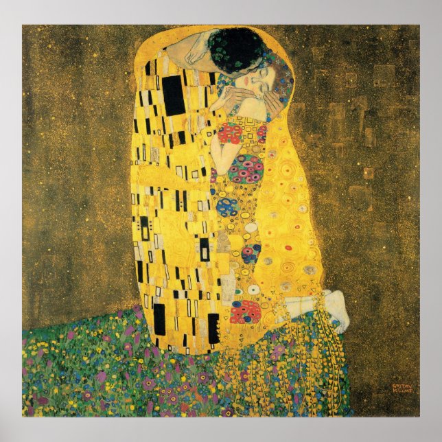 The Kiss - Gustav Klimt Poster (Front)