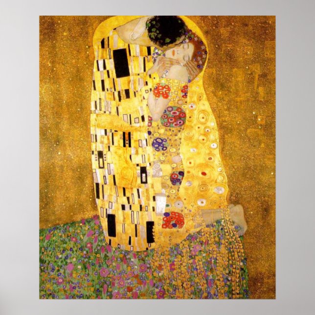 The Kiss Gustav Klimt Poster (Front)