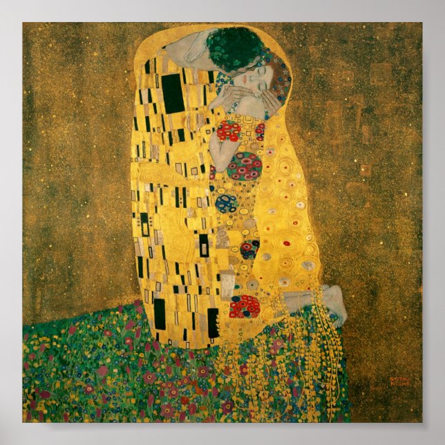 The Kiss - Gustav Klimt Poster (Front)