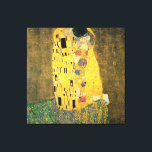 The Kiss - Gustav Klimt Print<br><div class="desc">This is a vintage painting titled "The Kiss" by Gustav Klimt.</div>